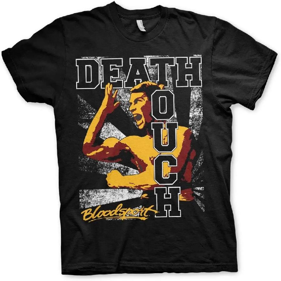 Unisex T-shirt BLOODSPORT Officially Licensed Death Touch Mens T-Shirt (Black), Large