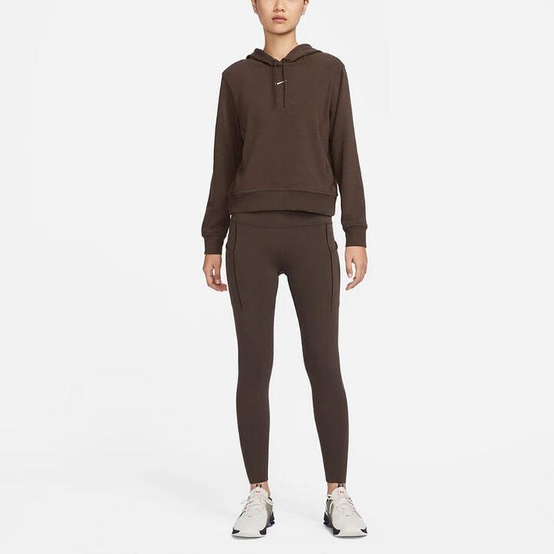 (WMNS) Nike Spring Sports Casual Sweatshirt Pullover 'Brown' Women's FB5144-237