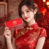 Blessing Words Brocade Red Envelop Embroidery Best Wishes Hongbao Lucky Tassel New Year Red Pockets Spring Festival