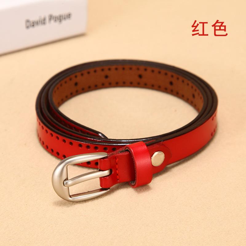 Belt Women'S Leather Belt Women'S, Thin Belt Decorative Leather Small Belt Women