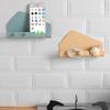 Home Phone Tablet Stand Wall Mount Traceless Hook Hanger Storage Rack Holder