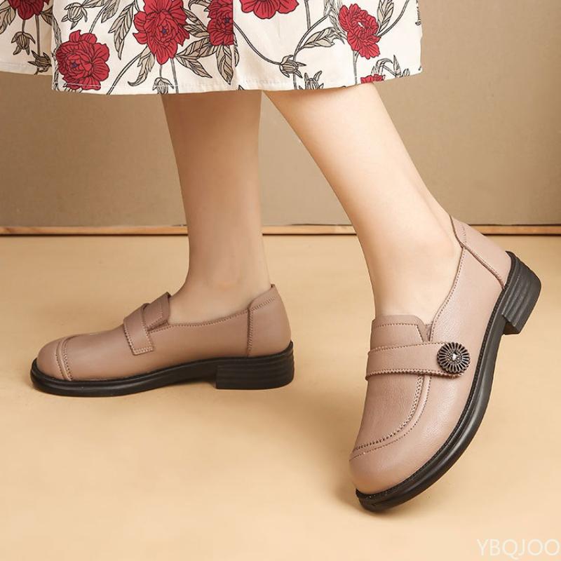 Spring Autumn New Women's Flat Flat Single Shoes Anti Slip Simple Comfortable Daily Casual Lightweight Women's Shoes