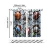 2 Stück Filtervorhänge (Ausgenommen sind Stangen, die ohne Batterien nicht beweglich sind.) Basketball Fußball RugbyHintergrundgeeignet für die Verwendung