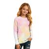 Kids' Long Sleeve Neck Printed T-Shirt Casual Top for Boys and Girls
