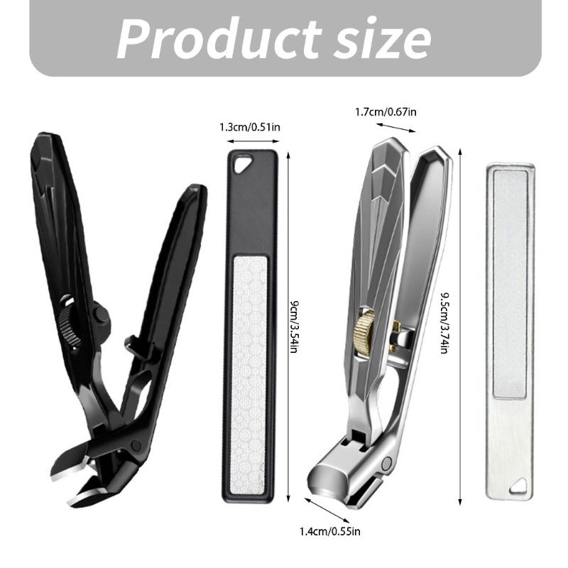 Professional Steel Toenail Cutter With Smooth Sliding Mechanism Nail File For Easy Grooming Quick Nail Shaping Tool