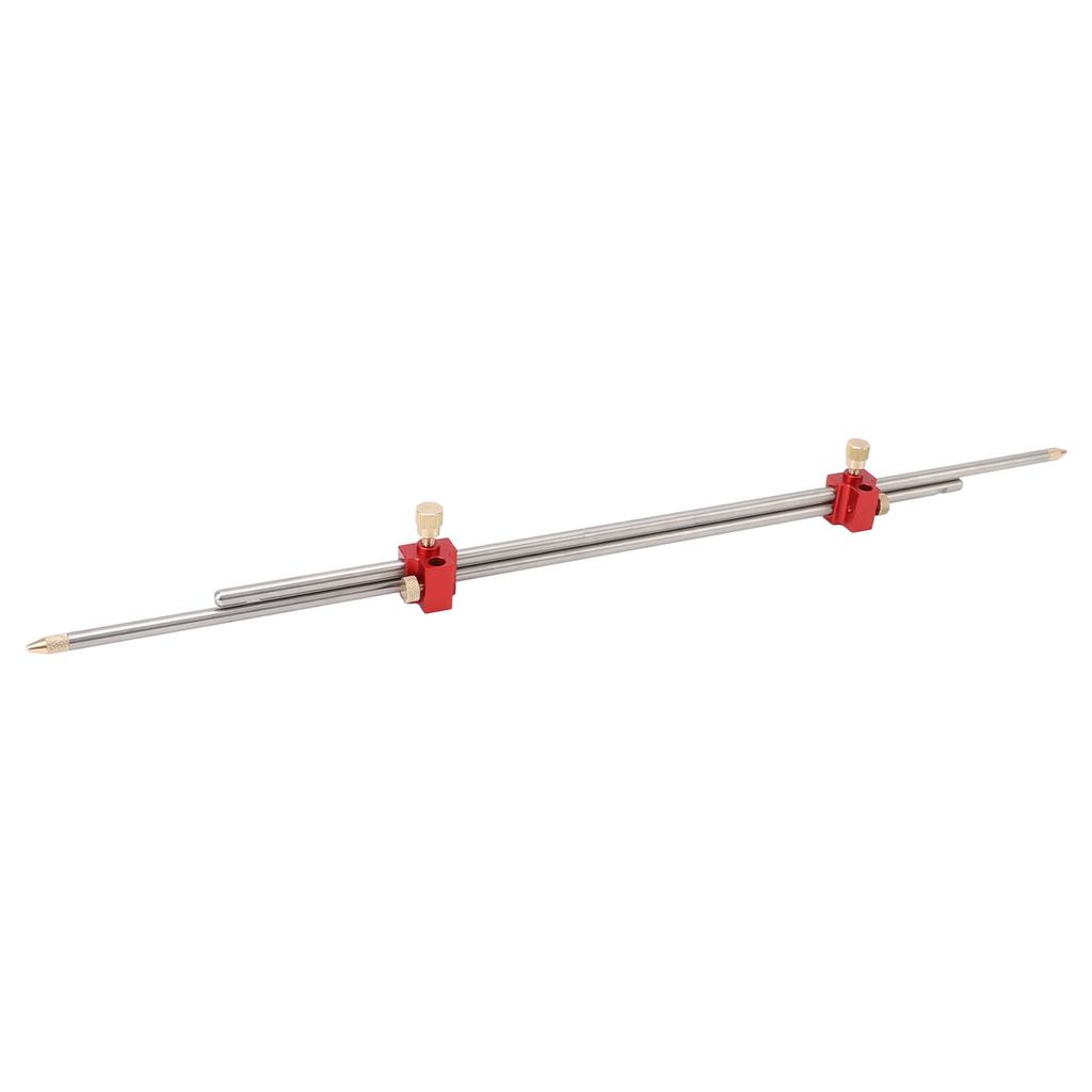 3 in 1 Woodworking Modular Ruler Aluminum Alloy Woodworking Scriber Circular Drawing Tool for