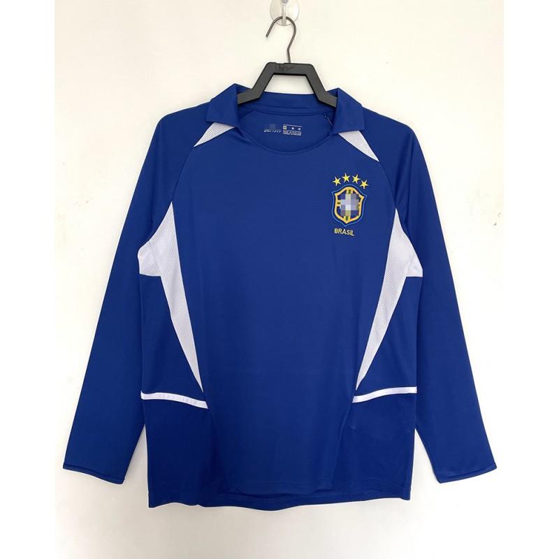Retro fotbalový dres Brazílie Mistrovství světa 1998 Romario Ronaldo Kaka Roberto Carlos Krátký rukáv Dlouhý
