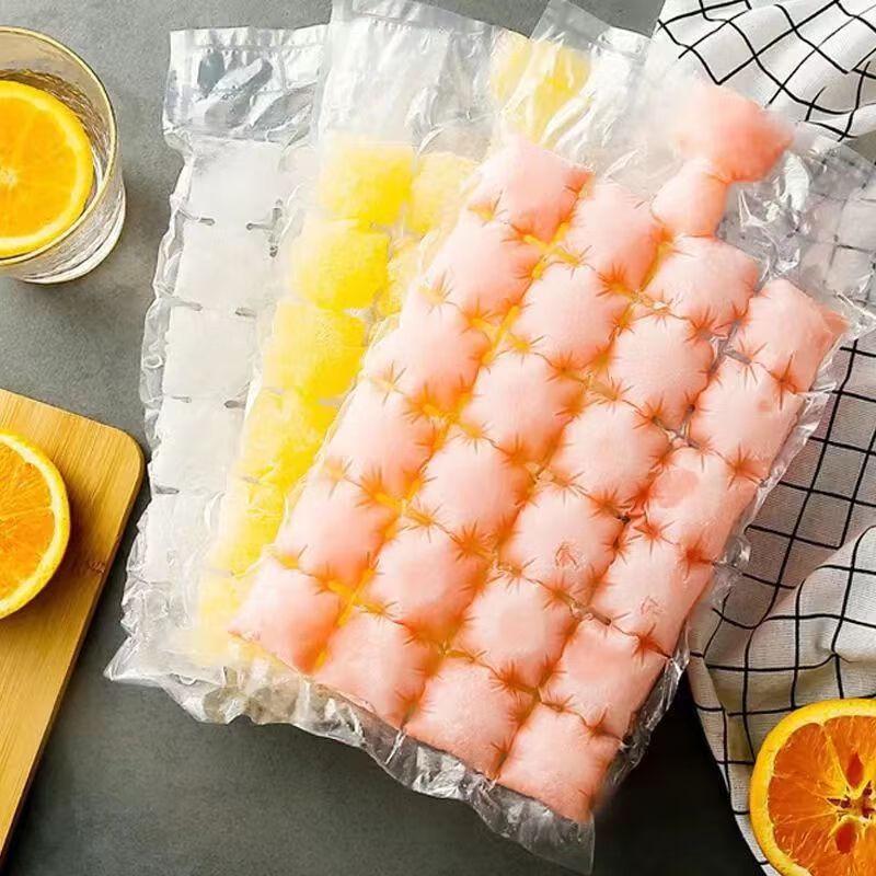 

Self-Sealing Disposable Ice Cube Bags with Funnel