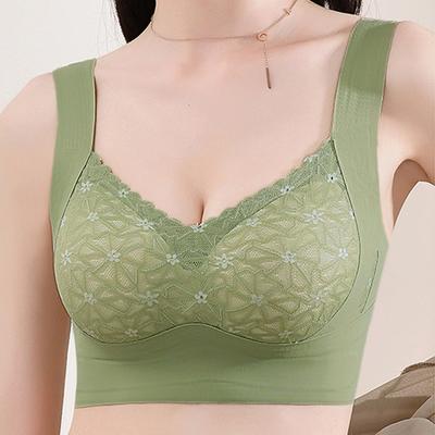 Women's Wire-Free Push-Up Bra for Back Enhancement and Sagging