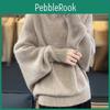 Women Sweater Winter For Autumn Thickened Pullover Warm Hooded Knitted Stretchy Long Sleeve Oversize Jumper Tops