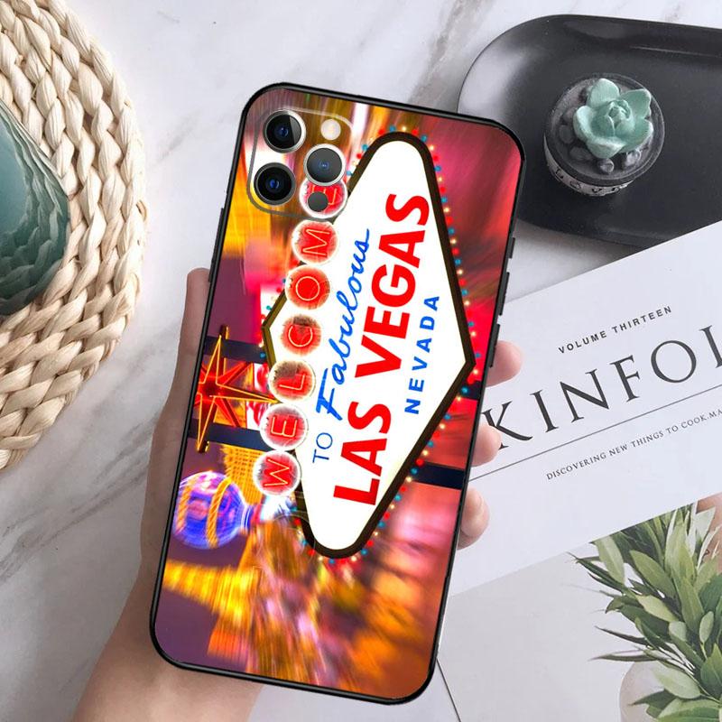 LAS VEGAS POKER CARDS Phone Case For iPhone 16 Pro 11 12 13 14 15 Pro Max Mini XS X XR 7 8 16 Plus Cover Coque