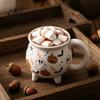 Accessoire Café Bureau Halloween Chaudière de Sorcière Tasse Crâne Céramique Citrouille Fantôme Vaisselle Squelette pour Maison Tasse Bureau Créative Cadeau de Fête Tasse