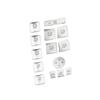 Car Door Armrest Window Switch Button Cover For Mercedes Benz E C-Class GLK
