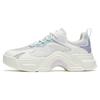New Anta Life Collection Bunny Wear Resistant Low Top Casual Shoes Women's White Purple Blue 122328889-4
