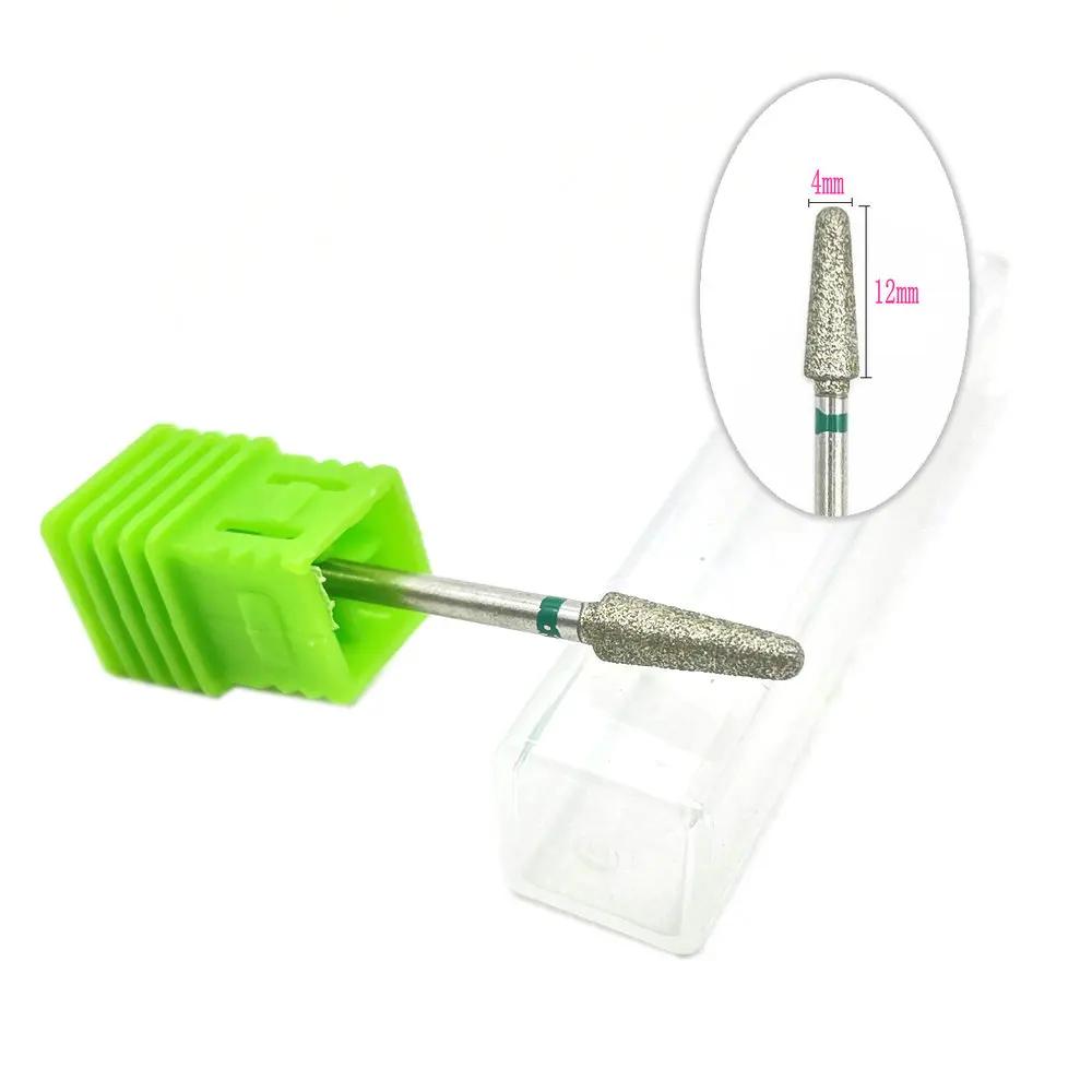 20pcs Diamond Nail Drill Milling Cutter for Manicure Rotary Bits Cuticle Clean Accessory Dental Diamond Burs Polisher 2.35mm