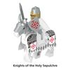 Medieval Figures Middle Ages Rome Warrior Golden Knight Horse Hawk Castle King Dragon Knights Building Blocks BricksToys gifts