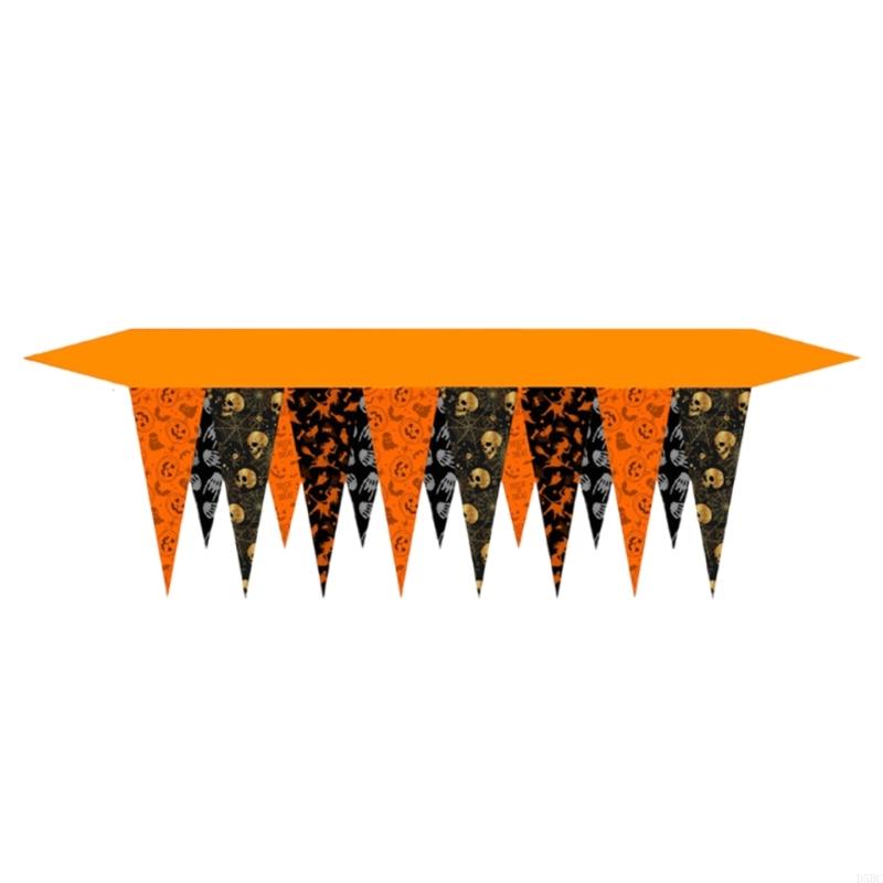 

Halloween Decoration Fireplaces Hanging Banners Skull Spiderweb Fireplaces Scarf Cover Garland Festive Party Supplies