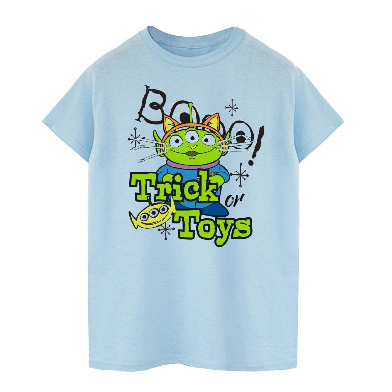 Toy Story Pánské bavlněné halloweenské tričko s motivem mimozemšťana Trick Or Toys
