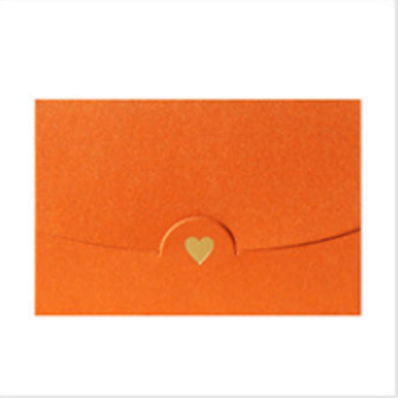 20pcs Mini Envelopes Small Greeting Card Name Card Envelope Hot Stamping Love Pearlescent Paper