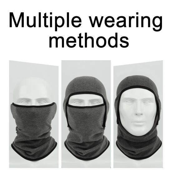 Winter Kopfbedeckung Motorrad Skifahren Snowboarden Winddicht Thermisch Outdoor Öffnungsdesign Vollgesichtsschutz Mütze