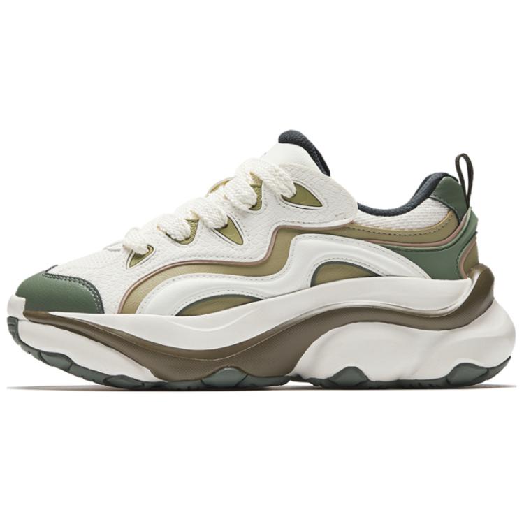 Anta Cute Claw Shoes Comfortable Versatile Non-Slip Wear-Resistant Low-Top Casual Shoes Women sneaker White Green 122518880R-3