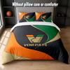 Set Biancheria da Letto con Design Calcio VfB Stuttgart 1 Copripiumino + 2 Federe Morbido Traspirante Biancheria da Letto per la Casa