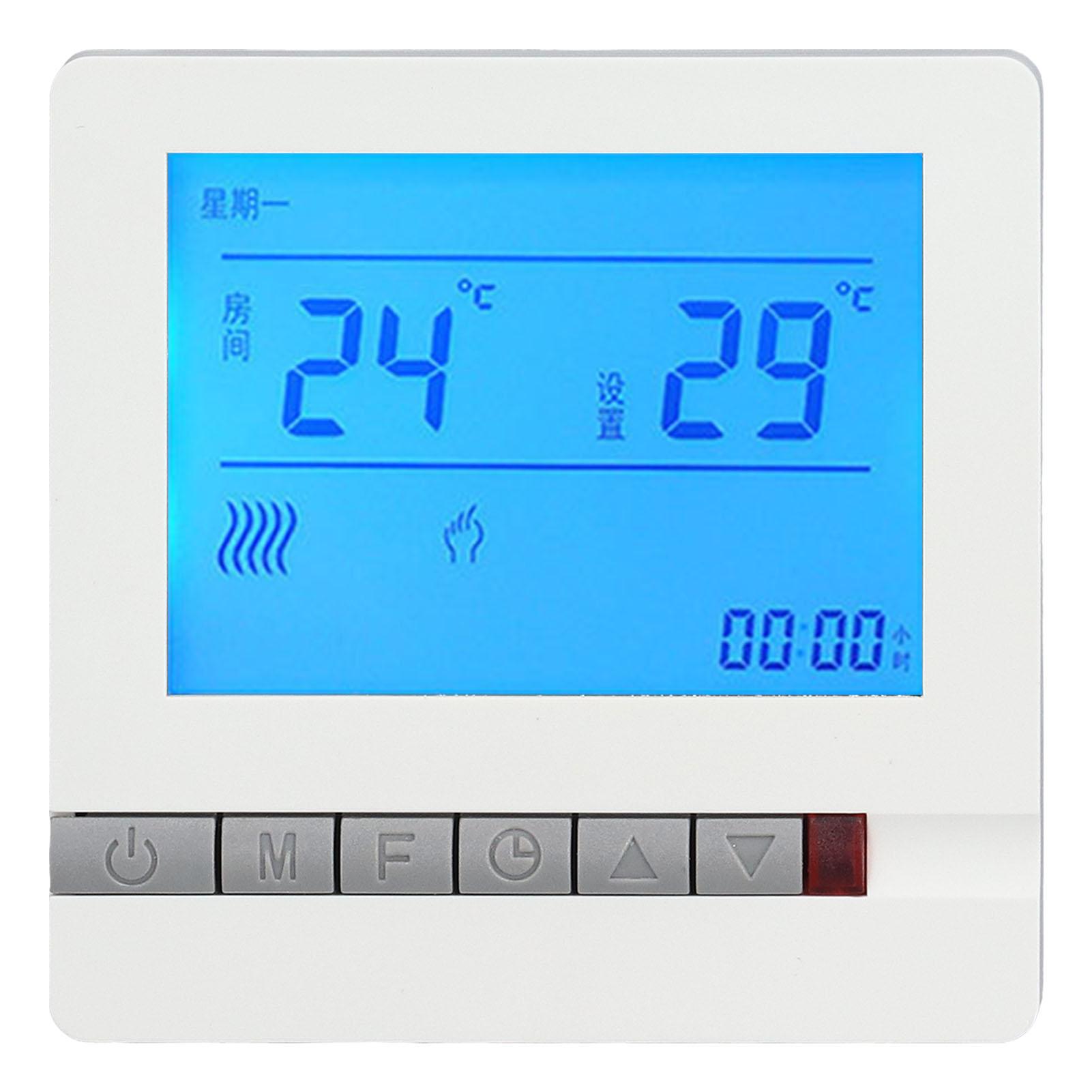 

Thermostat LCD Screen High Accurate Temperature Sensor Overheat Protection Temperature Controller
