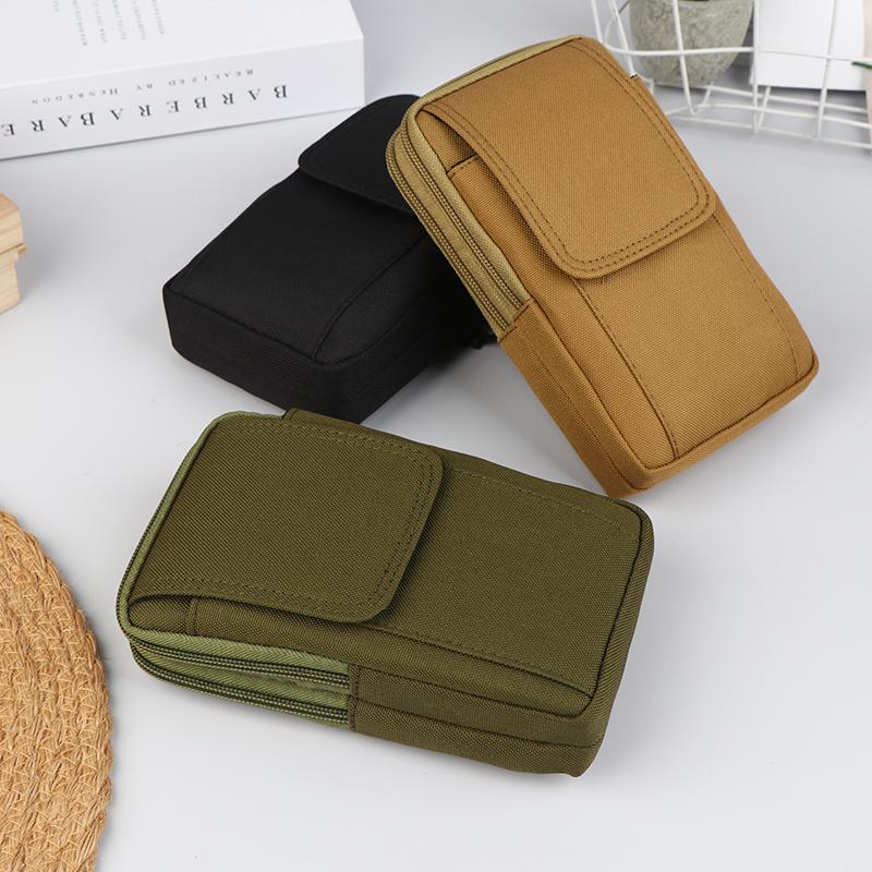 1Pc Men Waist Pack Bag Pouch Outdoor Waterproof Tactical Military Sport Hunting Belt Molle Mobile Phone Travel Bags Oxford