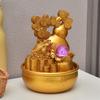 Exquisite Desktop Landscape Lamp with Lucky Cat, Money Tree, and Humidifier - Creative Gift Ornament