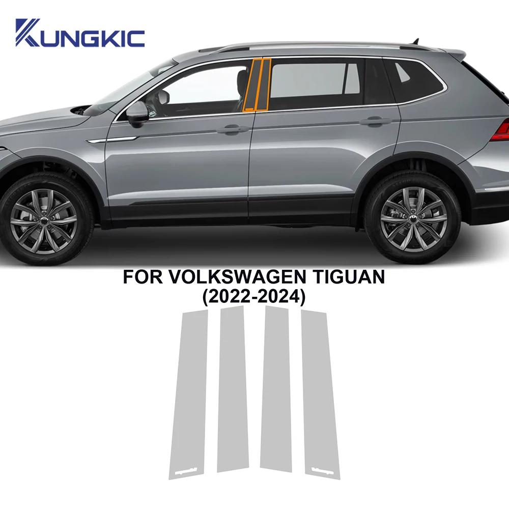 Paint Protective Foil for Volkswagen Tiguan 2022 2023 2024 Headlight Rearview B Pillars Clear TPU Anti Scratch