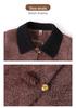 Autumn Woolen Lapel Coat for Middle-aged and Elderly Women: Age-Reducing, Stylish, Noble Temperament