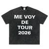 Vintage Gewaschenes Singer Rosala LUX Album Grafik T-Shirt Herren Damen Mode Kleidung T-Shirt Lässig Hiphop Übergroße T-Shirts