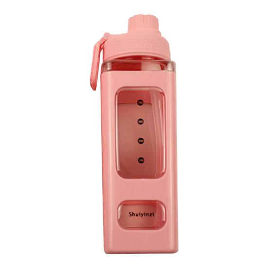 700ml/900ml Water Cup Food Grade Leak-proof Plastic All-Purpose Juice Beverage Water Straw Cup Home