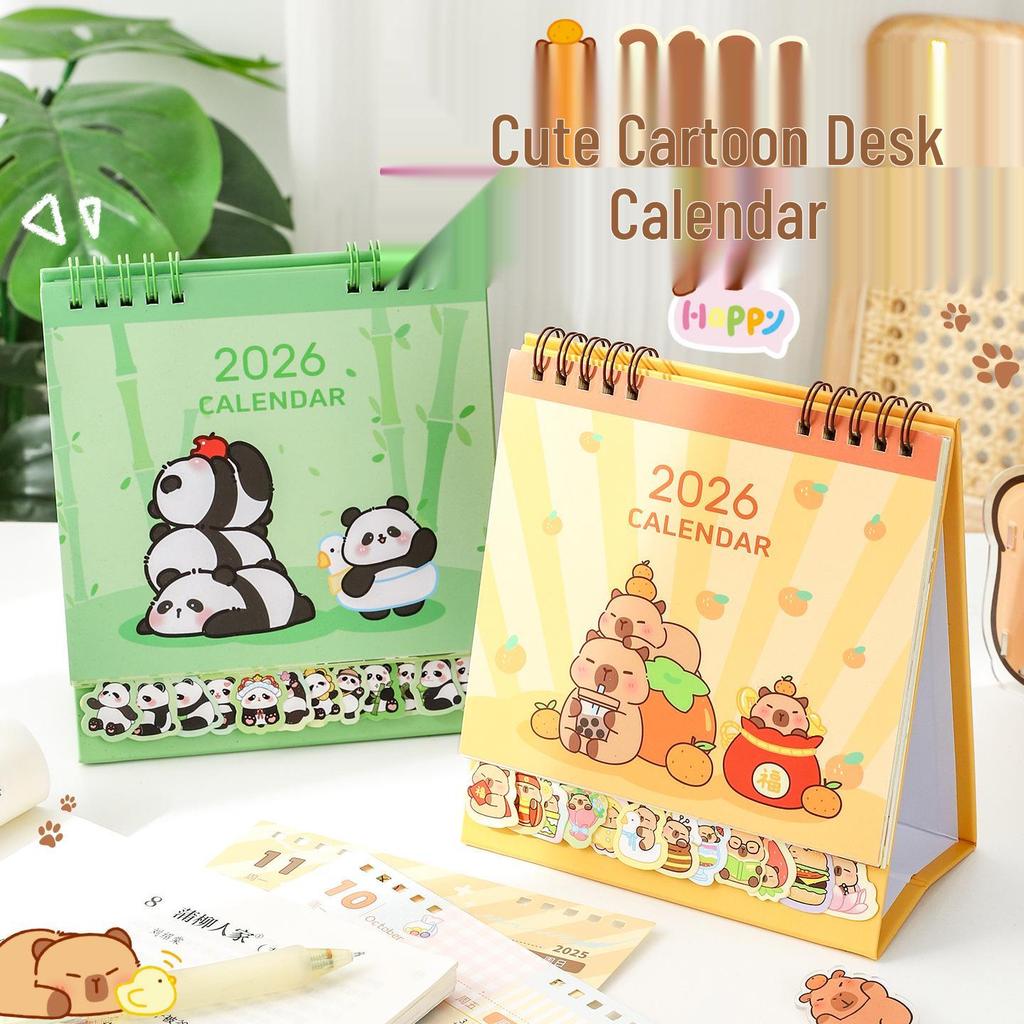 2026 Year of the Horse Creative Chinese Style Desk Calendar - Monthly, Small, Ornament, Perfect for Office or Student.
