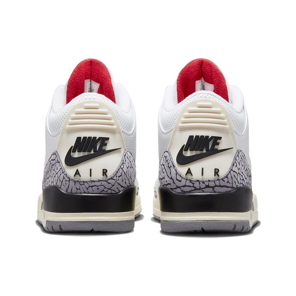 Air Jordan 3 Retro White Cement Reimagined Unisex-Sneaker Summit-White Fire-Red Black DN3707-100