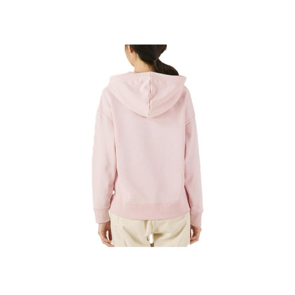 Puma Large Logo Sport Casual Hoodie Women Tops Pink 535337-16