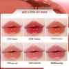 NOVO6125 Water Light Bright Ribbon Lip Glaze: High-Shine, Ice-Transparent, Glass-Like Melting Lips.