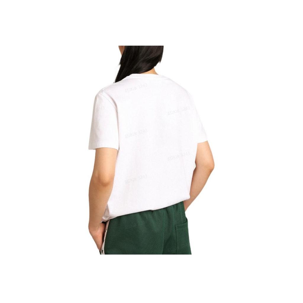 Golden Goose FW22 Solid Color Round Neck Star Print Short Sleeve T-Shirt Women tops White GWP01220-P000865-11257
