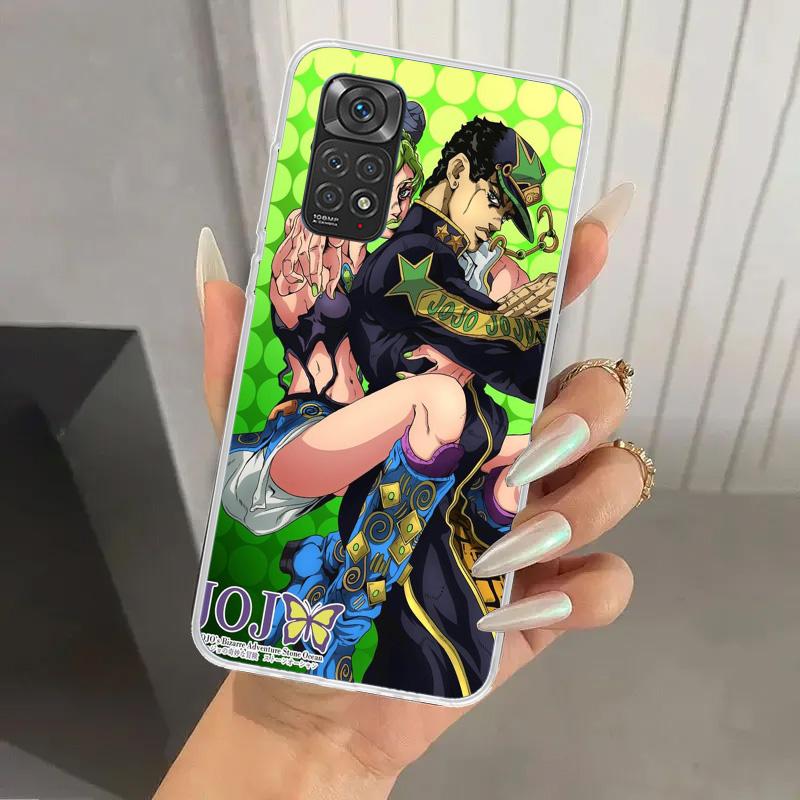 JoJo Bizarre Adventure Phone Case for Xiaomi Redmi Note 15 14 14S 13 12S 12 Pro 11S 11 Plus 11T 11E 10S Soft Funda Print Shell R