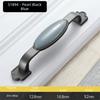 Zinc Alloy Cabinet Furniture Handle Blue Gray Cabinet Pulls Wardrob Handle  Cabinet Door Hardware