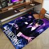1pc Wednesday Addams Mystery Carpet for Playroom Bedroom Living Room Sofa Home Decor,kids Game Area Rug Non-slip Floor Mat Y82677
