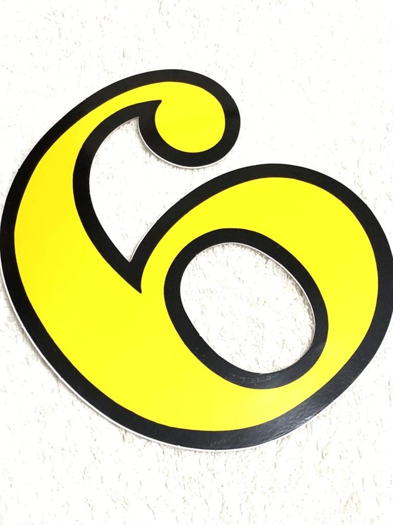 (Shashan) XIAXIN Waterproof PVC Number Sticker Weatherproof Waterproof Numbers Bib