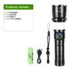 Super Bright Flashlight 120W LED Torch COB Lights Rechargeable Torch Light Long Shot 1500M Zoomable Lamp Work Light Waterproof Lantern Magnetic