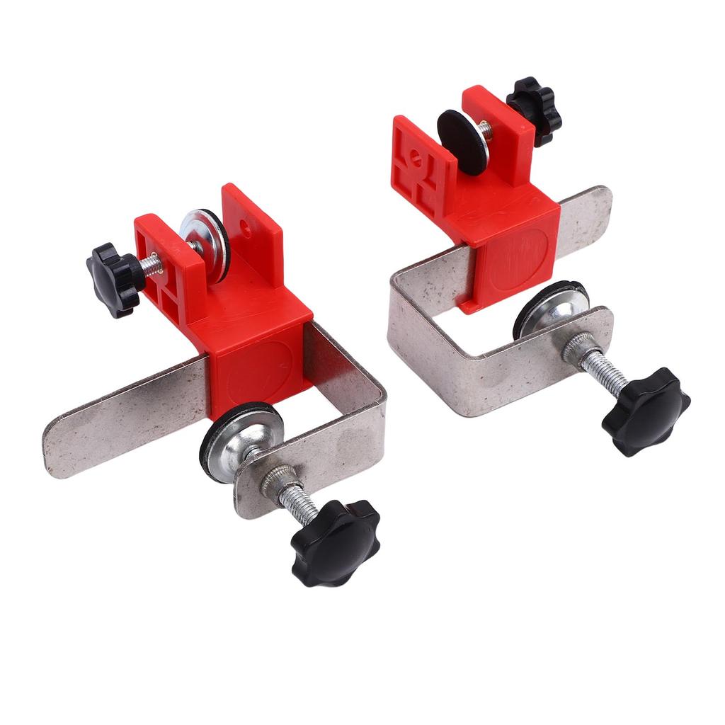 1 Pair Drawer Installation Fixing Clamp Stainless Steel Adjustable Drawer Panel Clip for Furniture Assembly