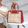 Chinese-style embroidered handbag, wedding bag, 2024 mom bag, large-capacity light luxury cheongsam bag, birthday gift