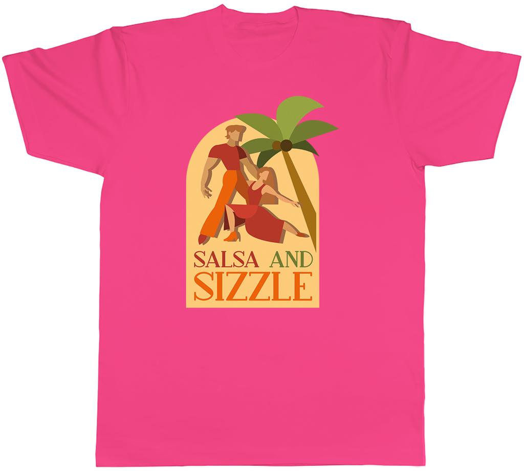 Salsa and Sizzle Unisexs TShirt Salsa Dancing Dancer Partner Tee Gift