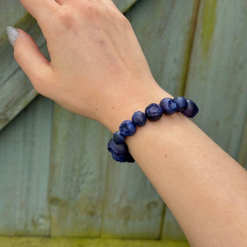 Resin Beads Bracelet Beaded Summer Bohemian Jewelry Simulation Fruit Bracelet Vacation Accessories