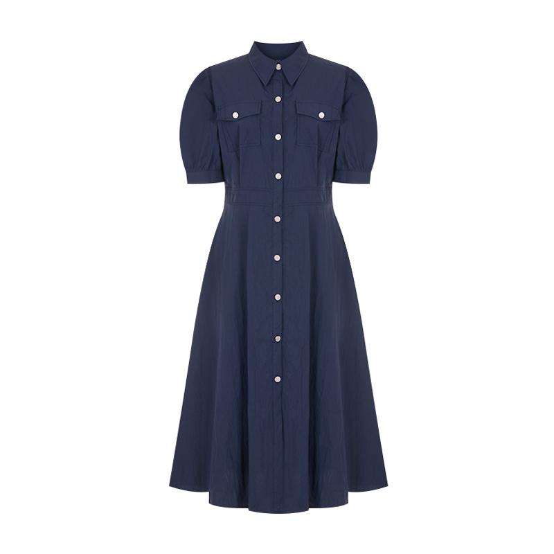 TVIEW Puff Pocket Flare Dress_V6B-Cop030
