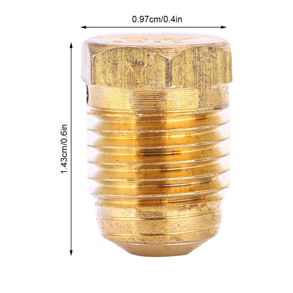 3PCS 3K 3/8-24UNF 3000psi Unified Copper Burst Disk for Paintball Tank Regulator