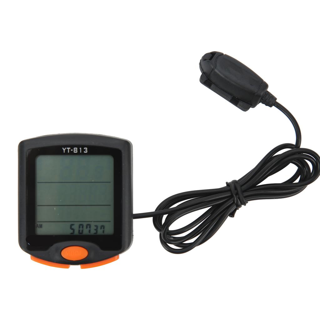 Bike Computer Wired Waterproof Cycling Computer Metric Inch Units Multifunction Bike Speedometer